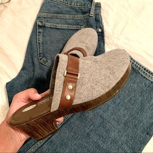 Fall 🍁 Wool Clogs Loafers Slip Ons
